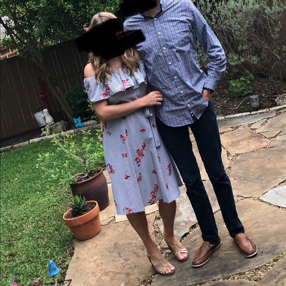 Calvin Klein stripes and flowers dress size 6 - Picture 5 of 7